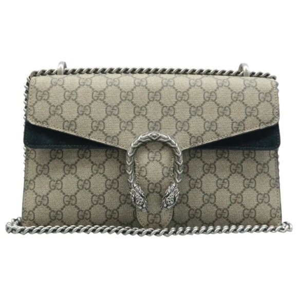 Gucci Handbags - 100% Authentic GUCCI Dionysus Brown Canvas Shoulder Bag